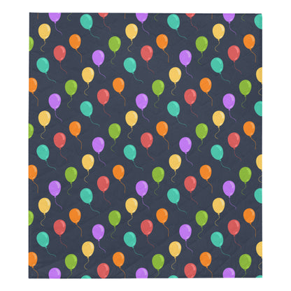 Ballon Colorful Pattern Print Design 03 Premium Quilt
