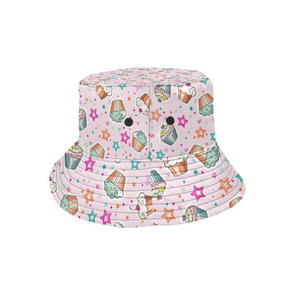 Cupcake Pattern Print Design CP03 Unisex Bucket Hat