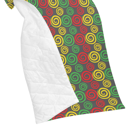 Rastafarian Pattern Print Design A05 Premium Quilt