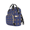 Celestial Moon Sun Pattern Print Design 01 Diaper Bag Backpack
