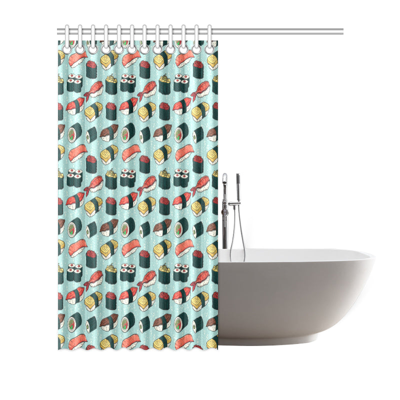 Sushi Pattern Design Shower Curtain