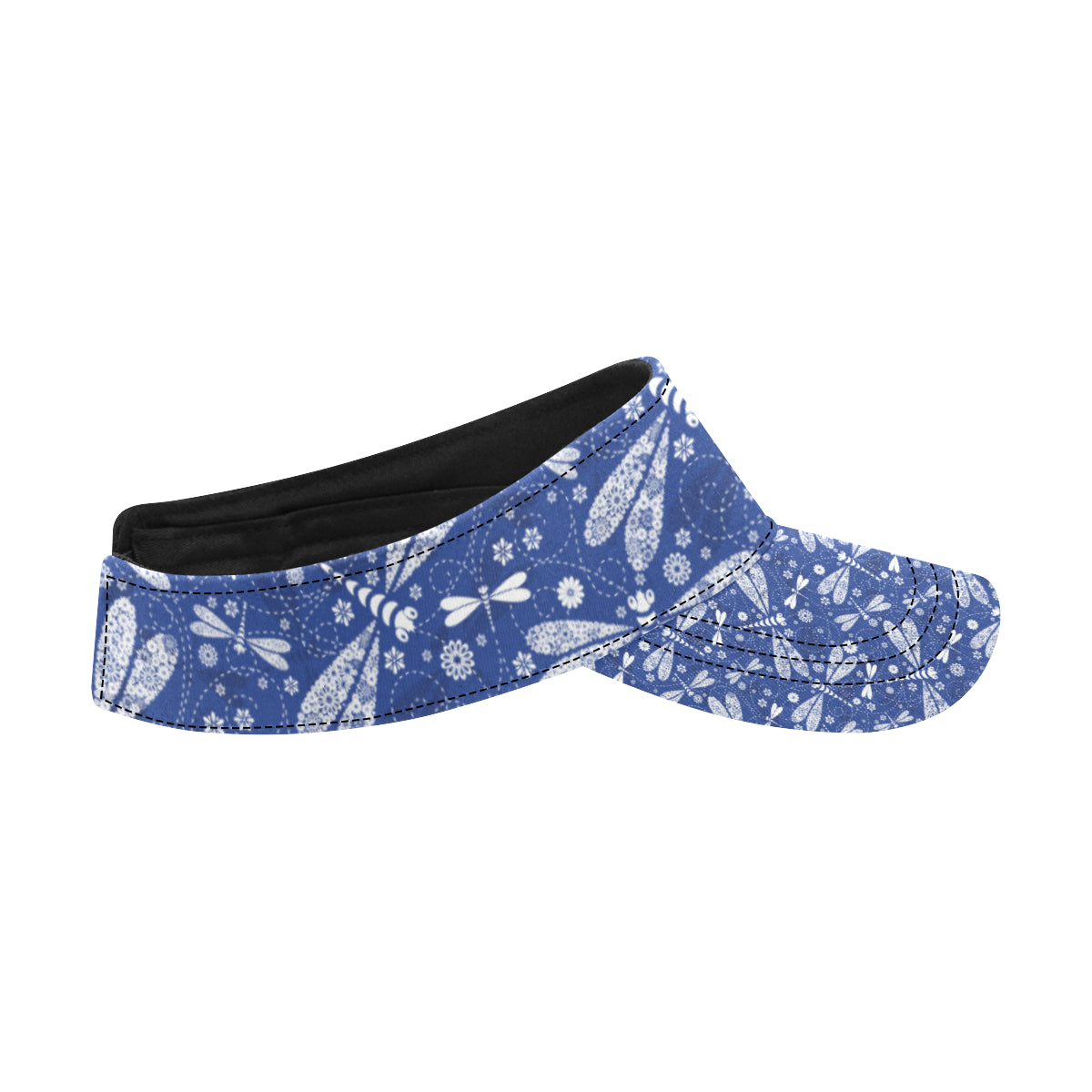 Dragonfly Pattern Print Design 03 Unisex Sun Visor