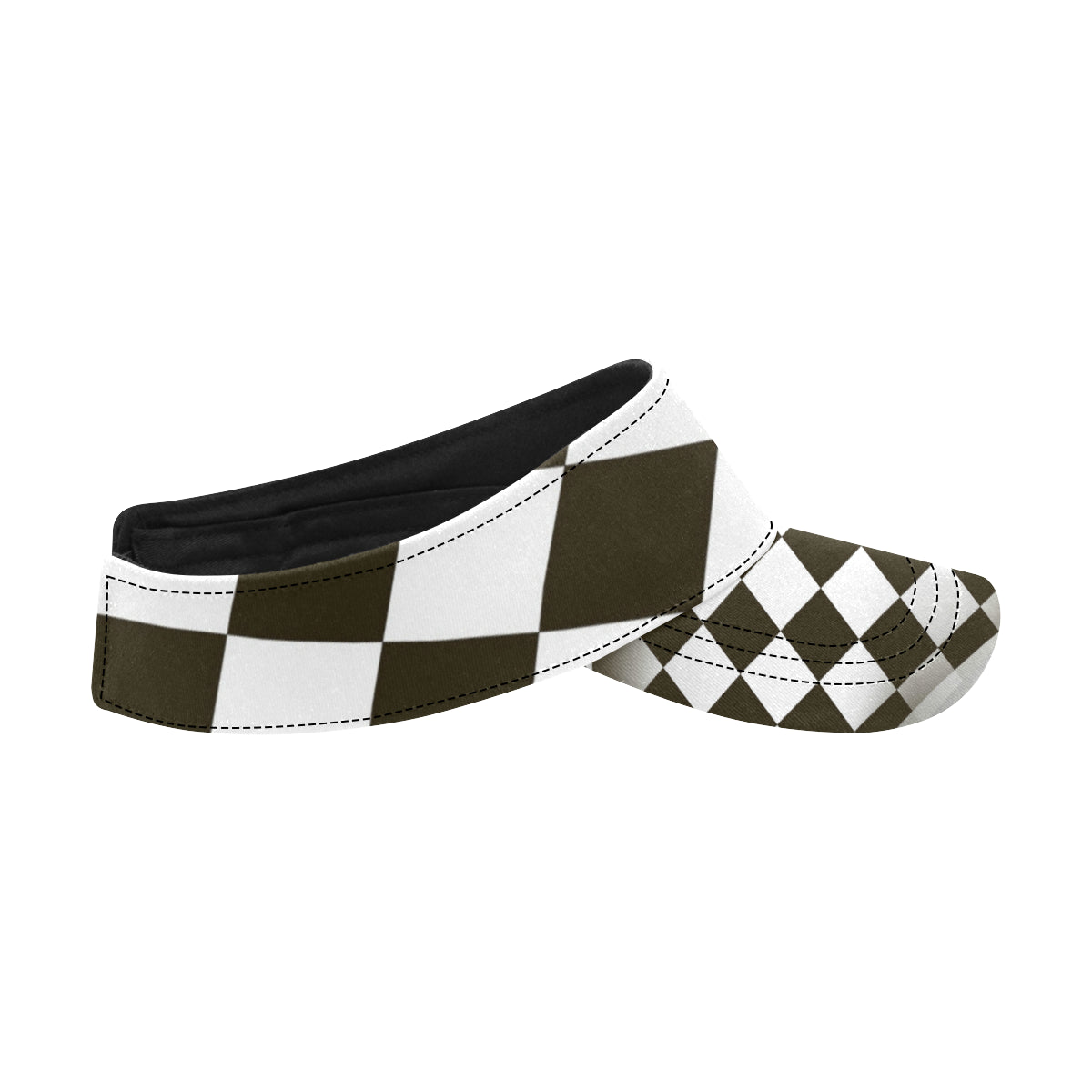 Checkered Flag Racing Style Unisex Sun Visor