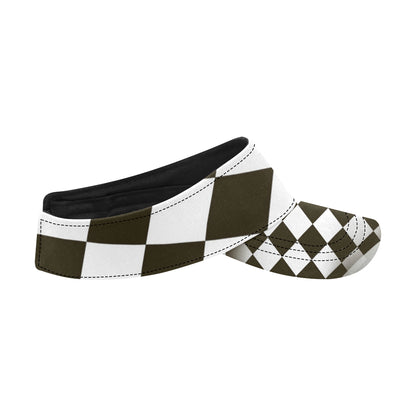 Checkered Flag Racing Style Unisex Sun Visor