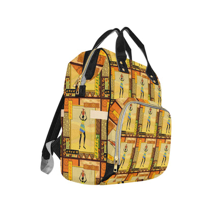 African Girl Design Diaper Bag Backpack