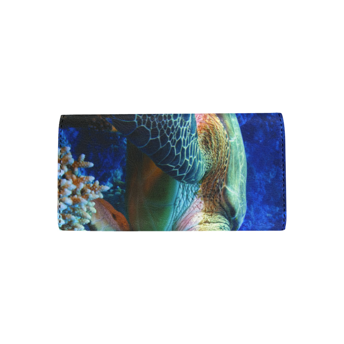 Honu Sea Turtle Women Wallet Women's Trifold Wallet