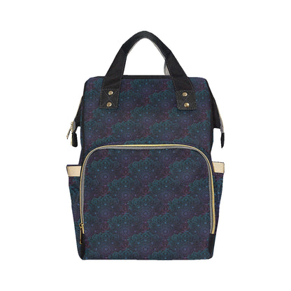 Boho Floral Mandala Diaper Bag Backpack