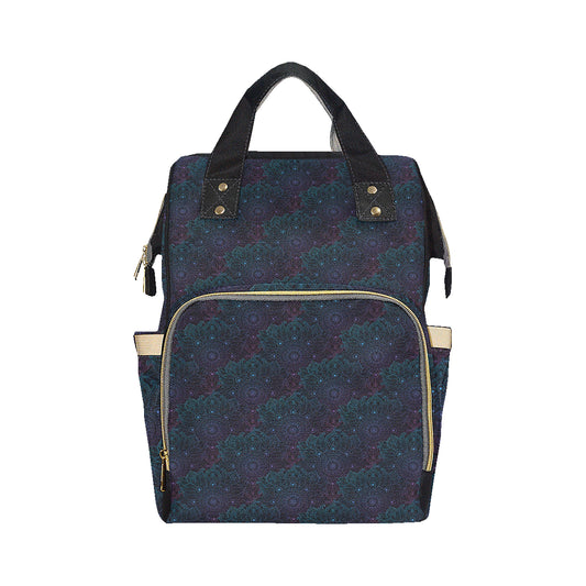 Boho Floral Mandala Diaper Bag Backpack