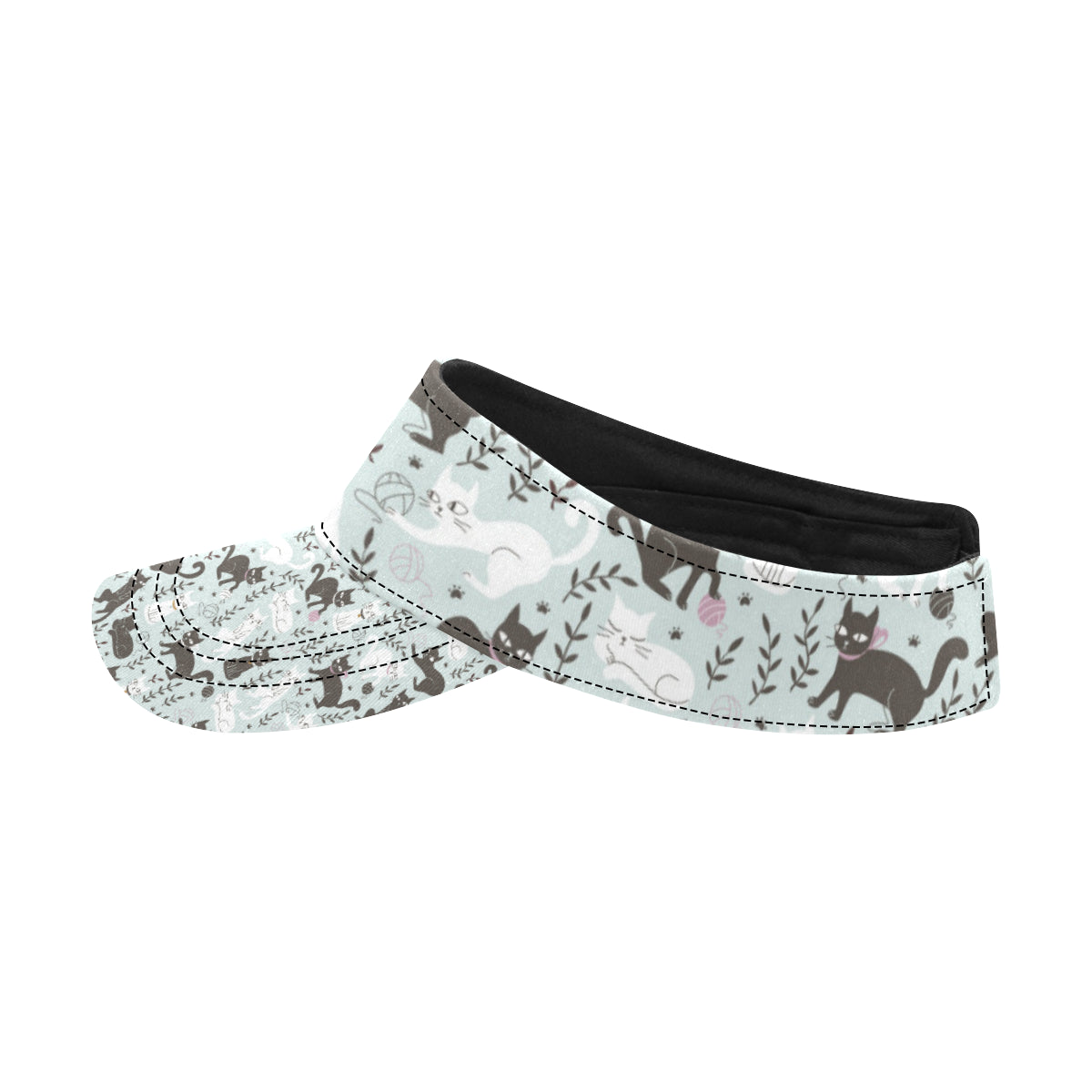 Cat Pattern Print Design 08 Unisex Sun Visor