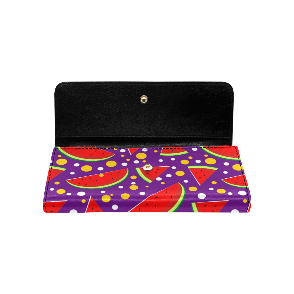 Watermelon Pattern Print Design WM010 Women's Trifold Wallet