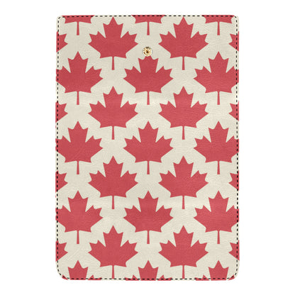 Maple Leaf Pattern Print Design 03 Women's Trifold Wallet