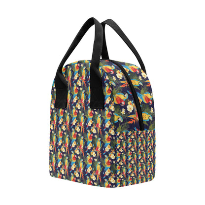 Parrot Themed Design Insulated Lunch Bag