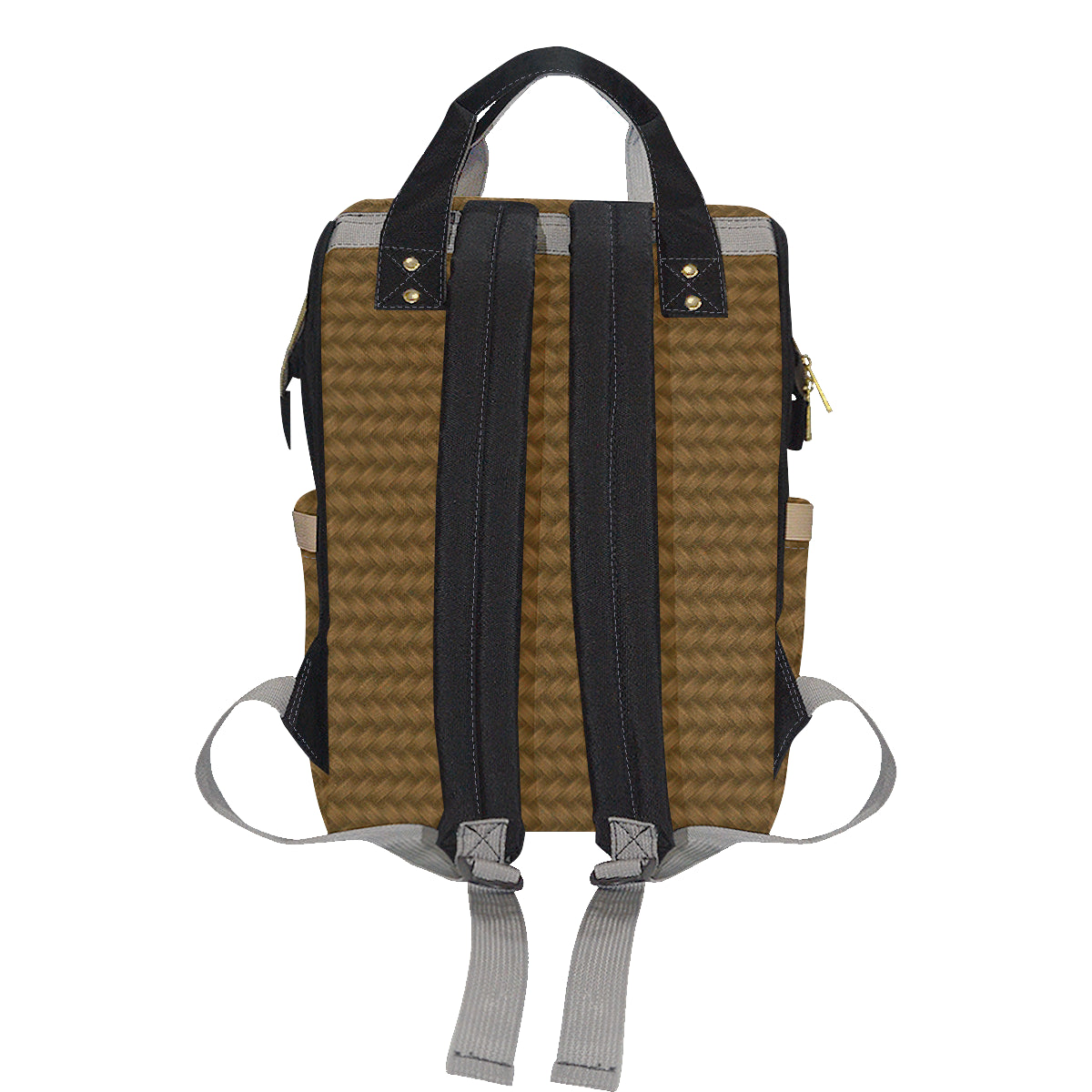 Cable Knit Pattern Print Design 02 Diaper Bag Backpack