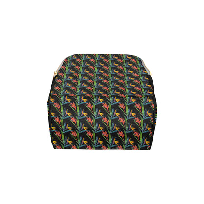 Heliconia Pattern Print Design HL04 Diaper Bag Backpack
