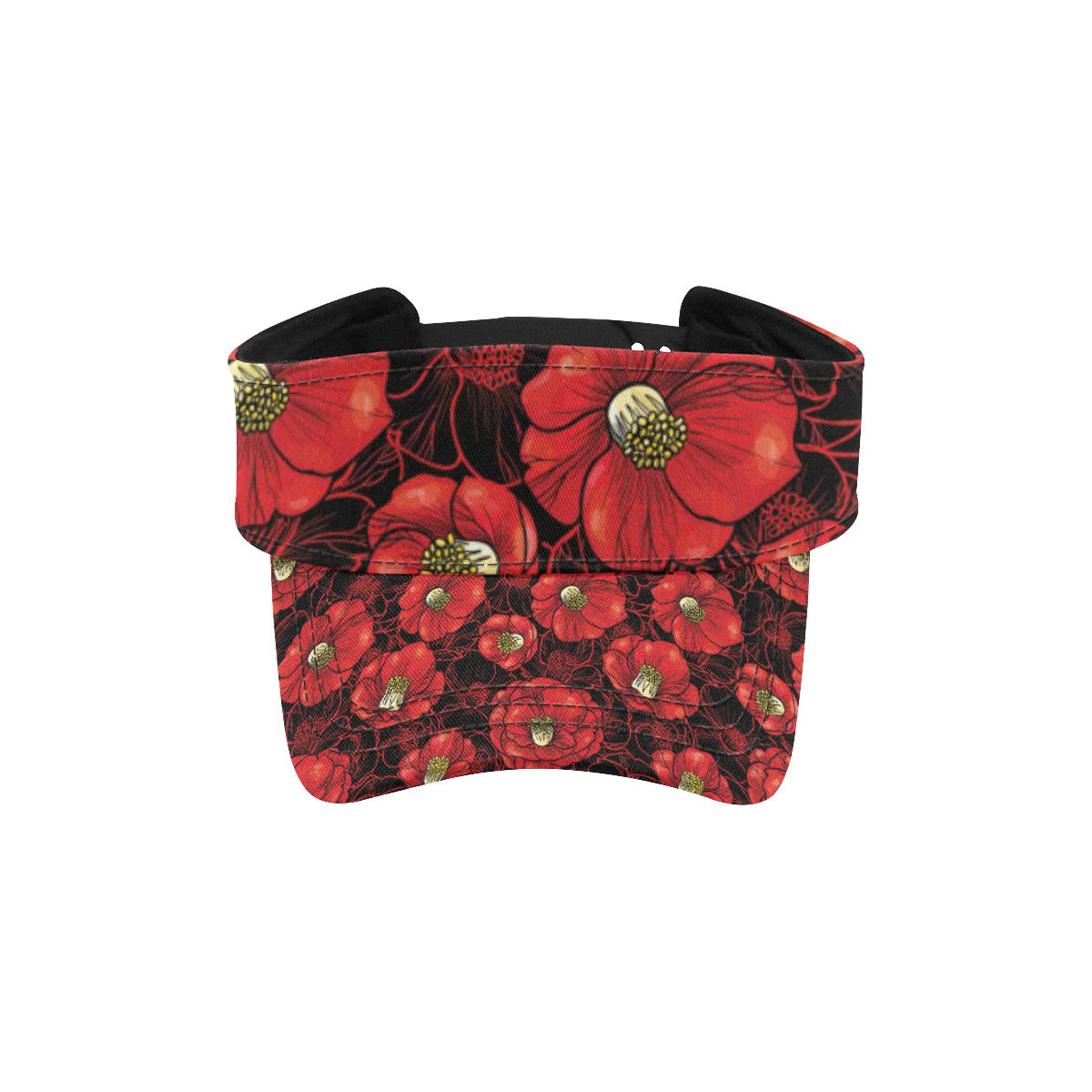 Camellia Pattern Print Design CM06 Unisex Sun Visor
