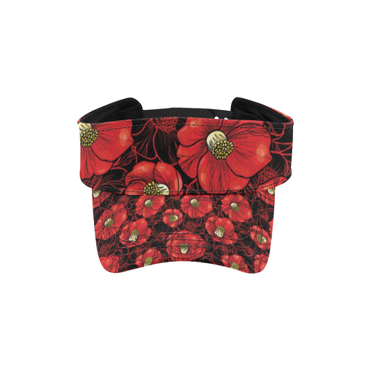 Camellia Pattern Print Design CM06 Unisex Sun Visor