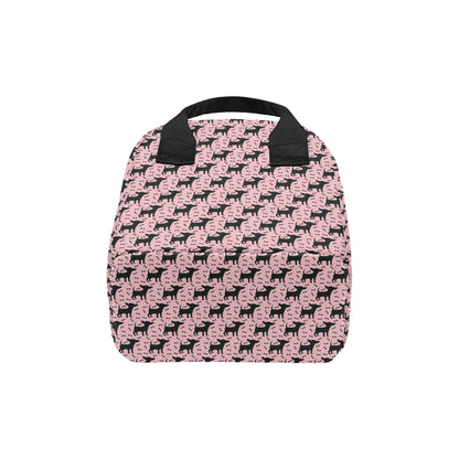 Chihuahua Pink Print Pattern Insulated Lunch Bag
