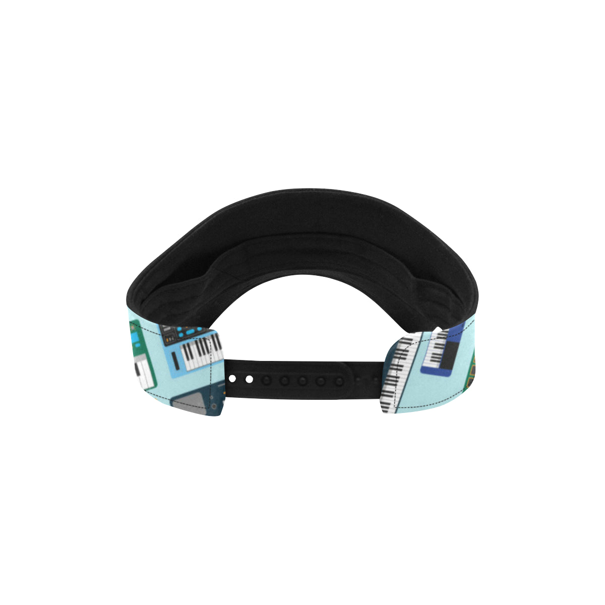 Synthesizer Pattern Print Design 02 Unisex Sun Visor