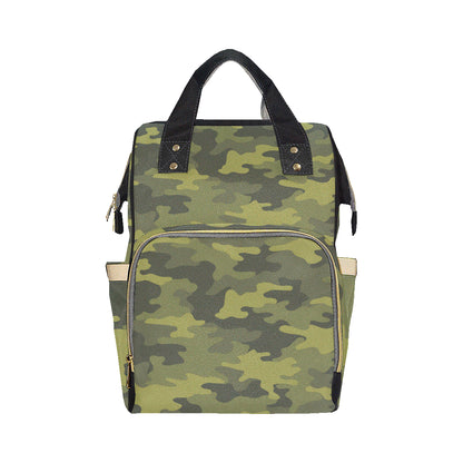 Military Camouflage Pattern Print Design 02 Diaper Bag Backpack