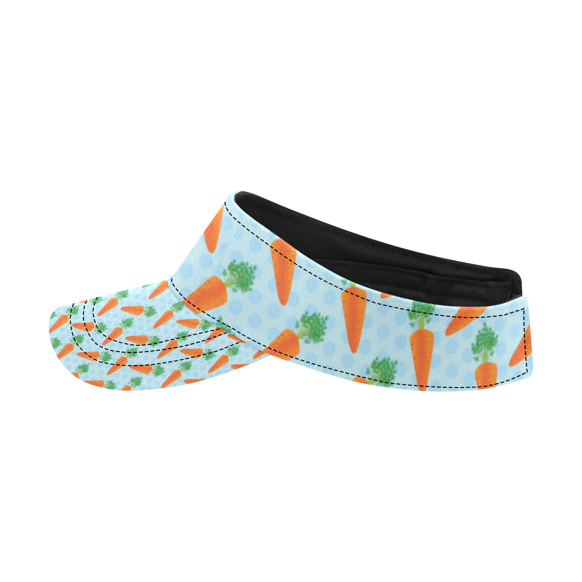 Carrot Pattern Print Design 01 Unisex Sun Visor