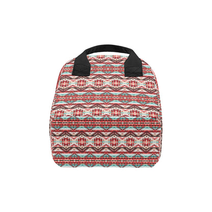Aztec Western Style Print Pattern Insulated Lunch Bag