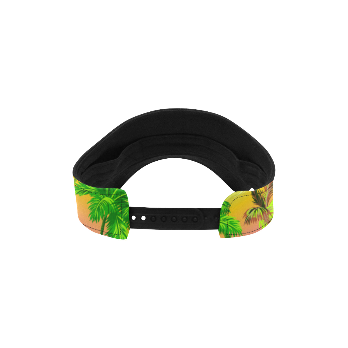 Palm Tree Rainbow Pattern Unisex Sun Visor
