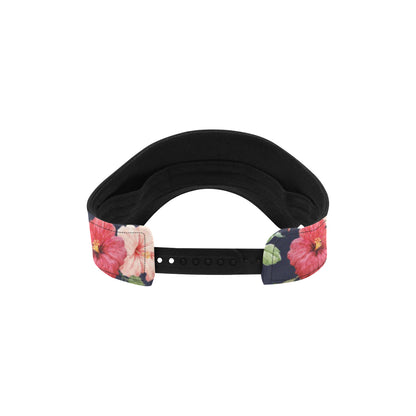 Tropical Flower Pattern Print Design TF020 Unisex Sun Visor