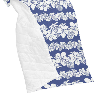 Hawaiian Themed Pattern Print Design H07 Premium Quilt