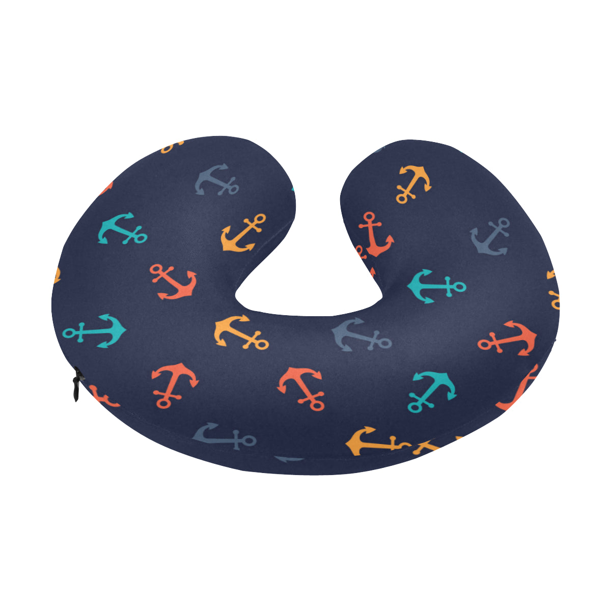Anchor Pattern Print Design 05 U-Shaped Travel Neck Pillow