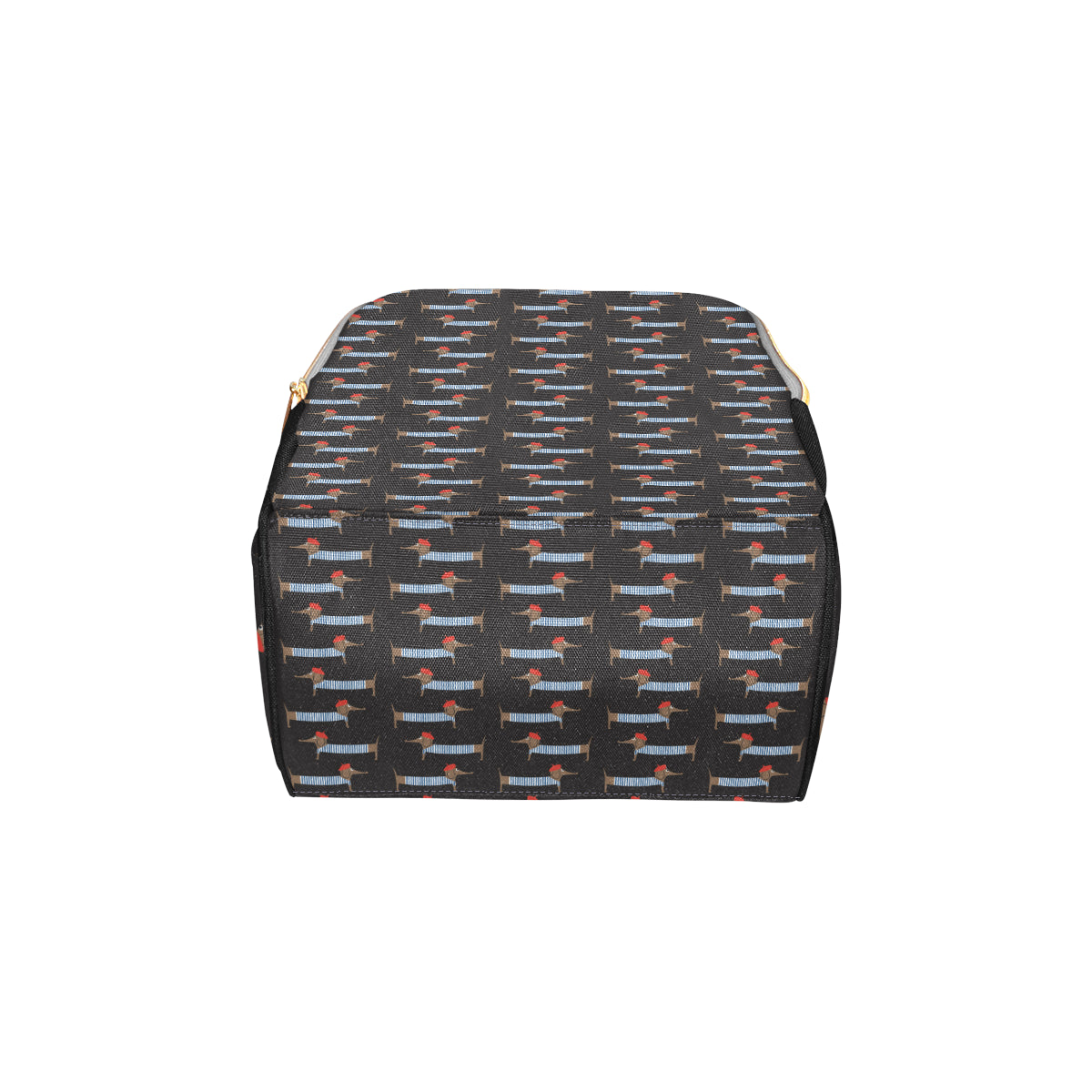 Dachshund Pattern Print Design 04 Diaper Bag Backpack