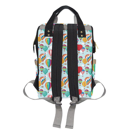 Ballon Pattern Print Design 07 Diaper Bag Backpack