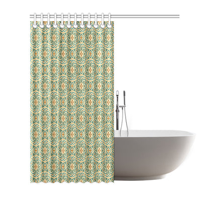 Cross Pattern Print Design 01 Shower Curtain