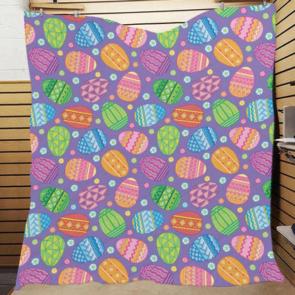 Easter Eggs Pattern Print Design RB010 Premium Quilt