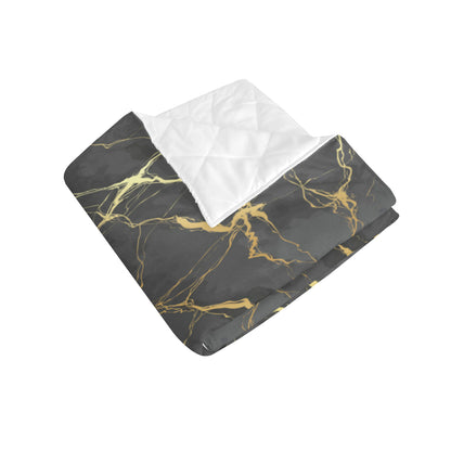 Marble Pattern Print Design 02 Premium Quilt