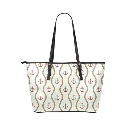 Anchor Classic Leather Tote Bag