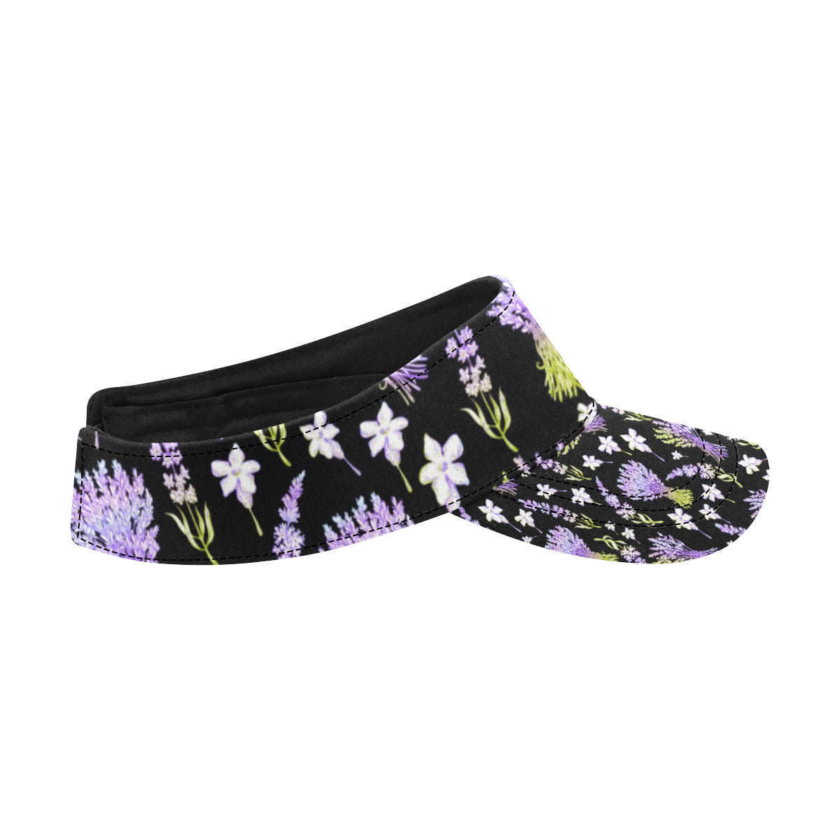 Lavender Pattern Print Design LV04 Unisex Sun Visor