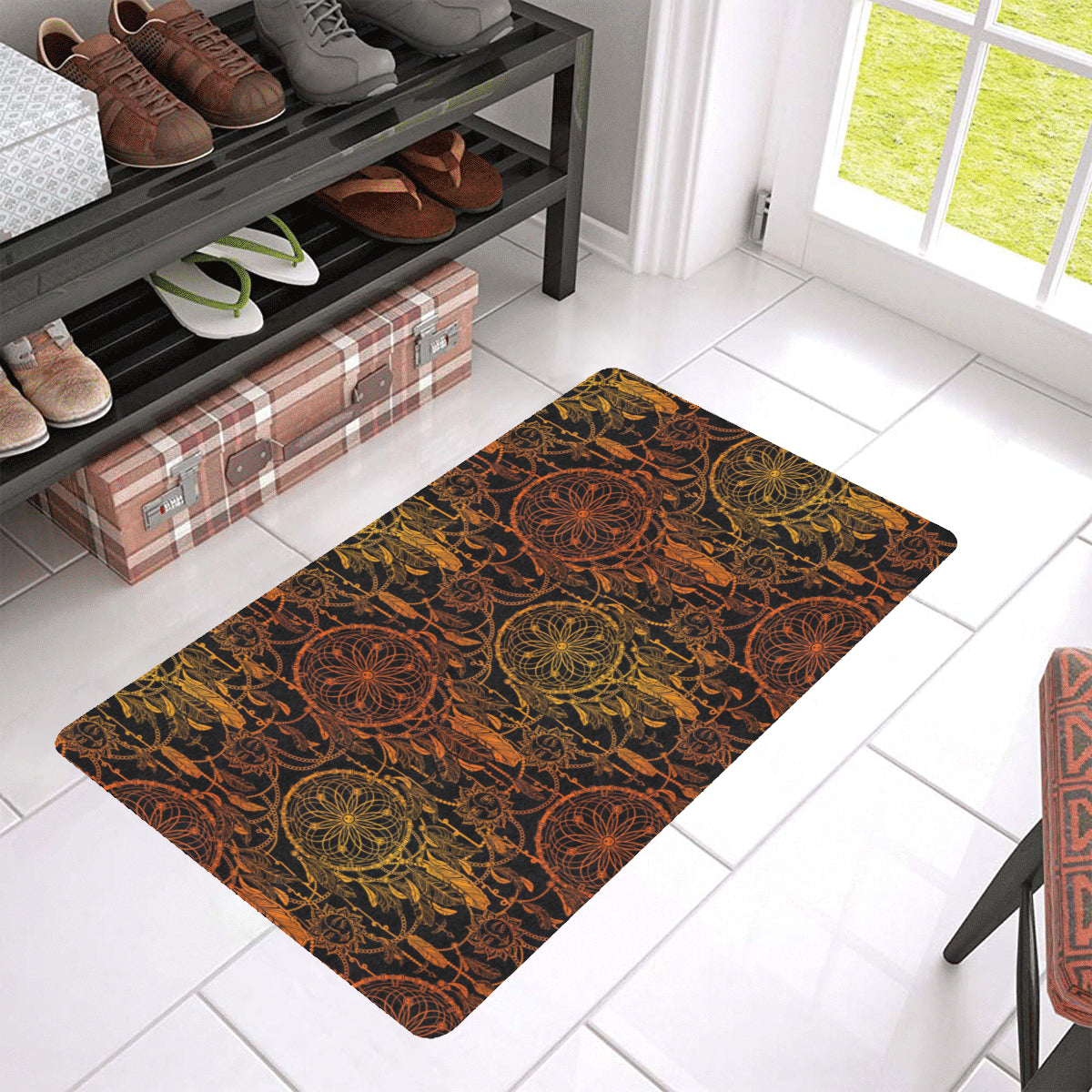 Dream catcher Sun and Moon Rubber Doormat