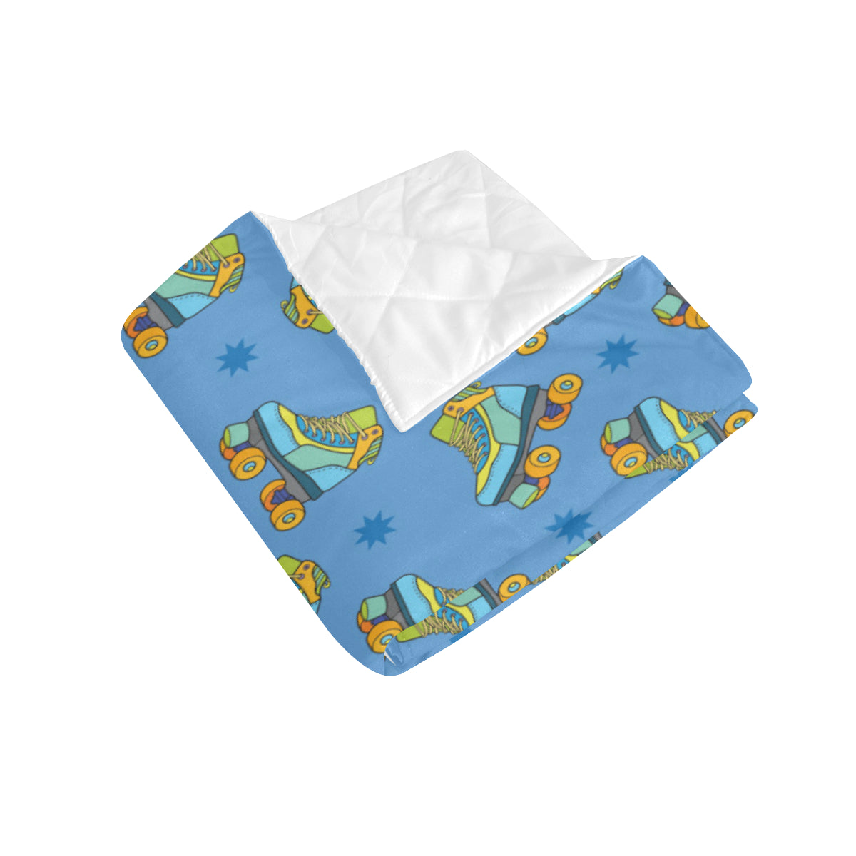 Roller skate Pattern Print Design A04 Premium Quilt