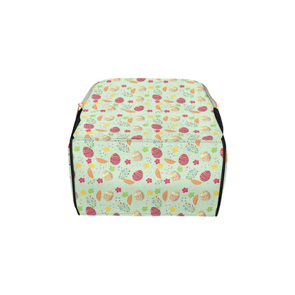 Easter Eggs Pattern Print Design RB07 Diaper Bag Backpack