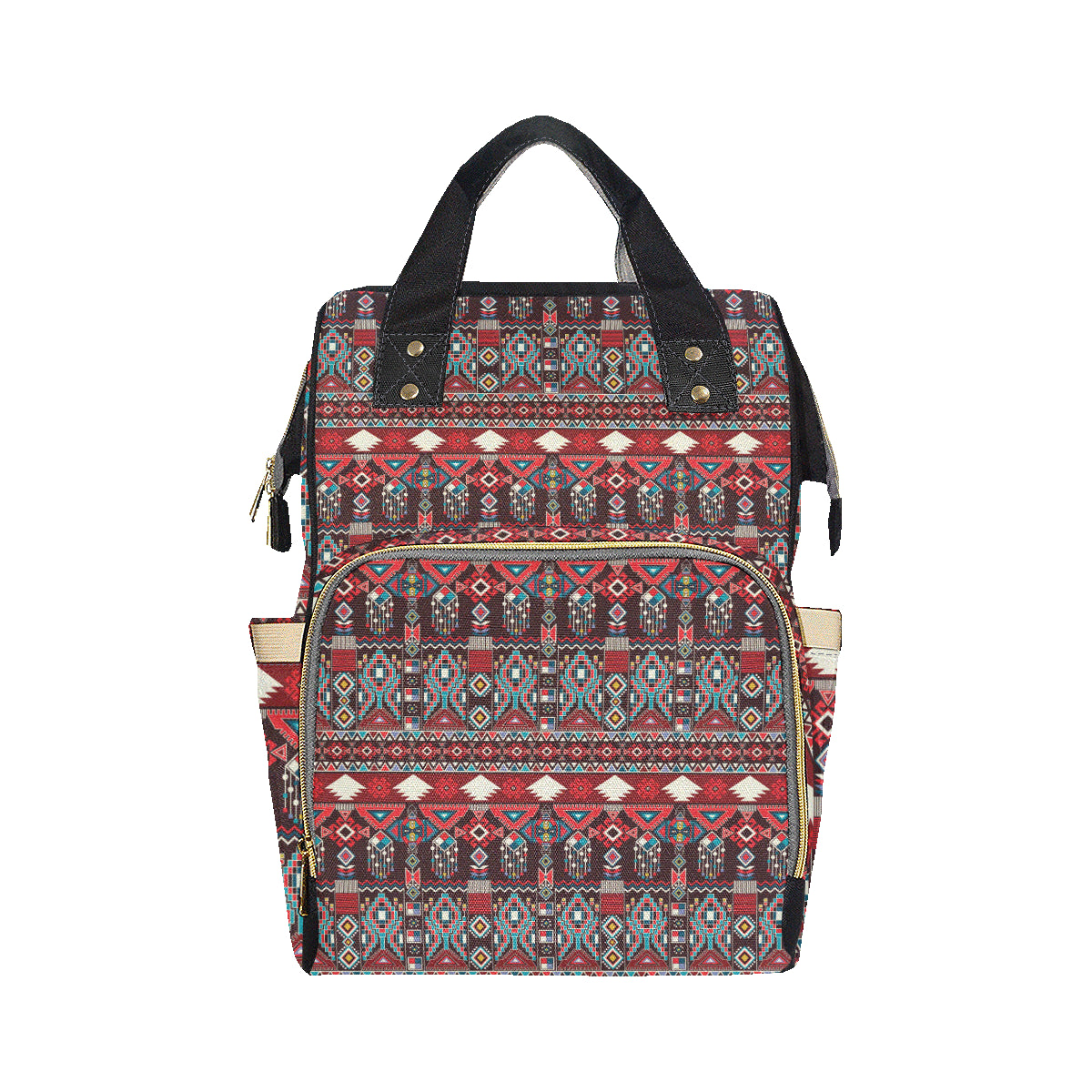 Tribal Aztec Indians native american Diaper Bag Backpack