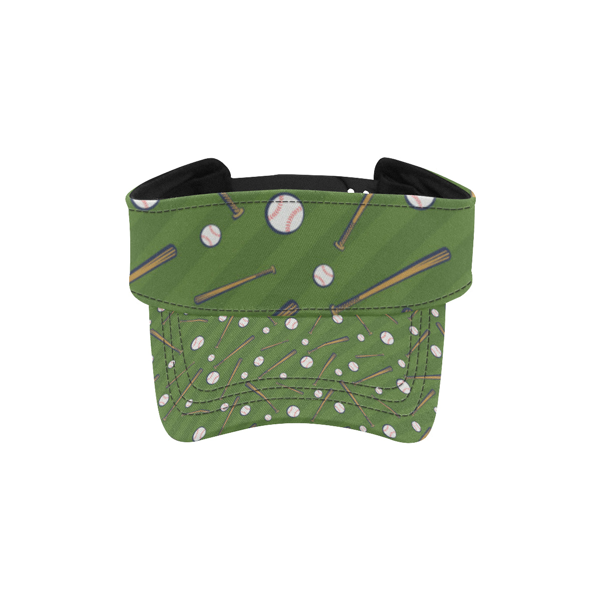 Baseball Pattern Print Design 02 Unisex Sun Visor