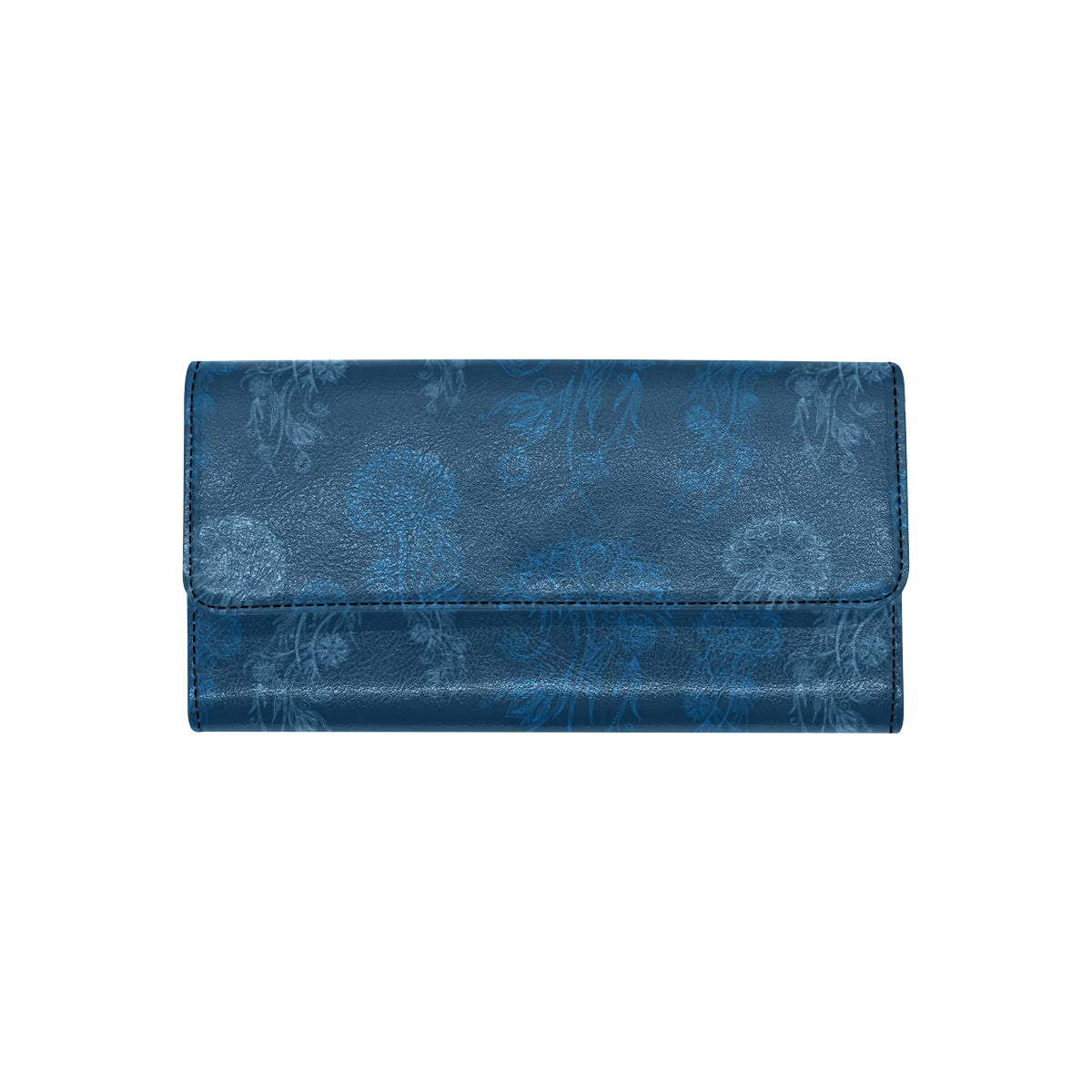 Jellyfish Pattern Print Design 01 Women's Trifold Wallet