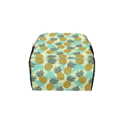 Pineapple Pattern Print Design PP03 Diaper Bag Backpack