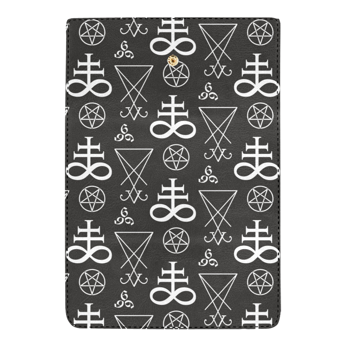 Pentagram Pattern Print Design A04 Women's Trifold Wallet