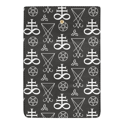 Pentagram Pattern Print Design A04 Women's Trifold Wallet