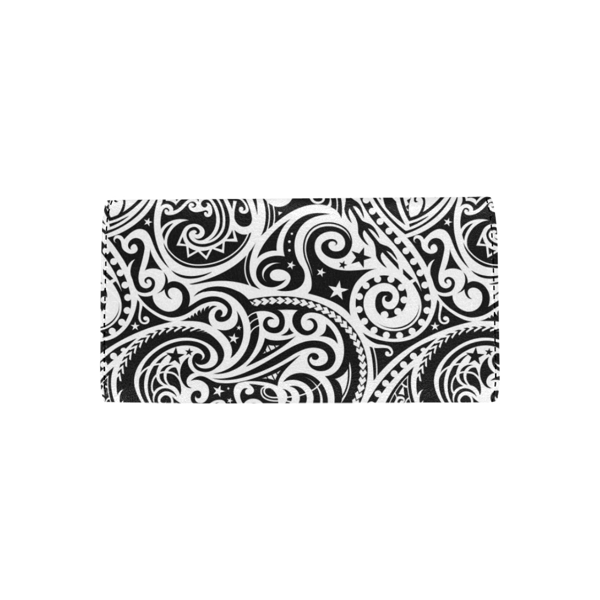 Polynesian Traditional Tribal Women's Trifold Wallet