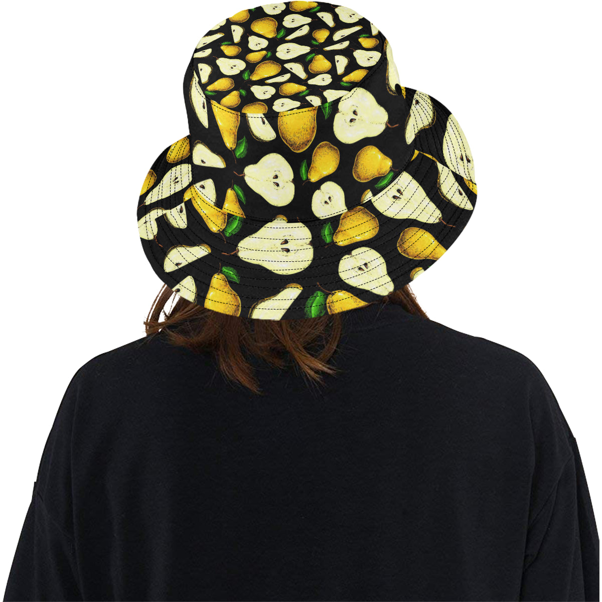 Pear Pattern Print Design PE01 Unisex Bucket Hat