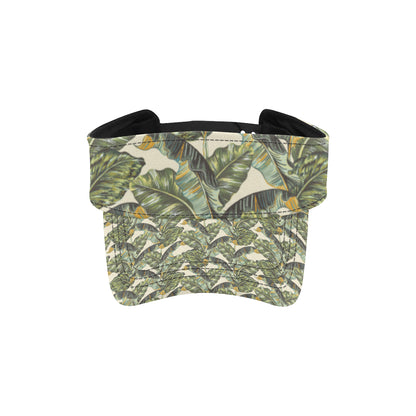 Banana Leaf Pattern Print Design 04 Unisex Sun Visor