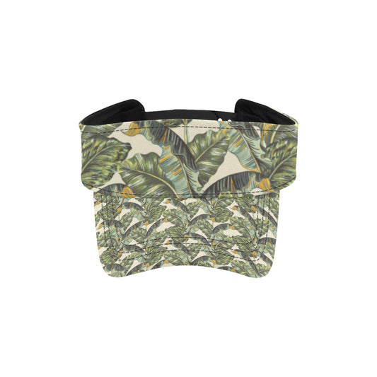 Banana Leaf Pattern Print Design 04 Unisex Sun Visor