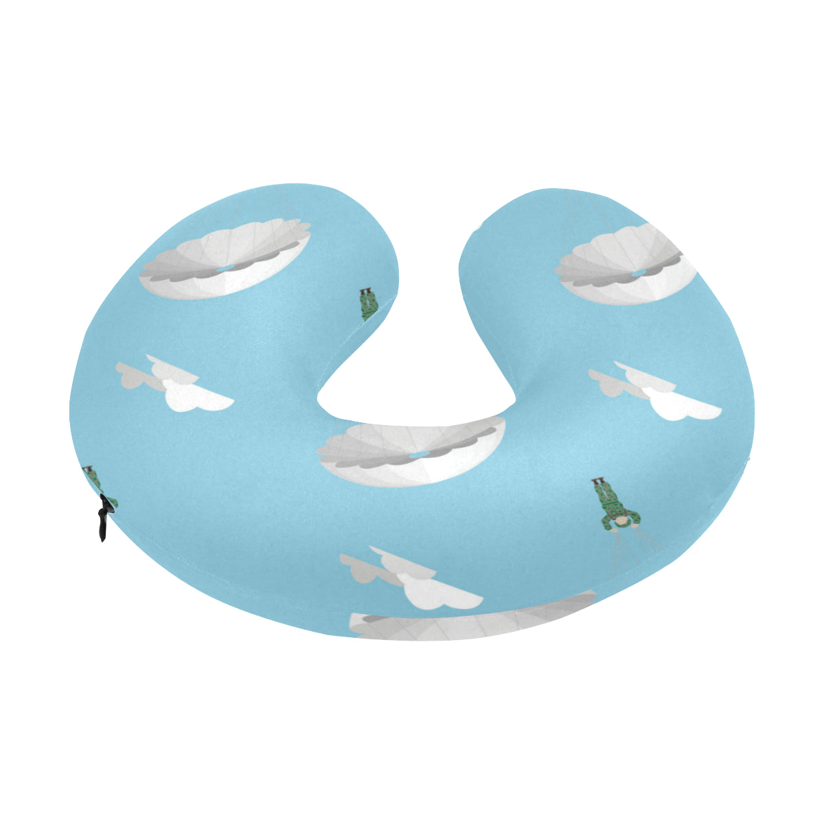 Paratrooper Pattern Print Design A02 U-Shaped Travel Neck Pillow